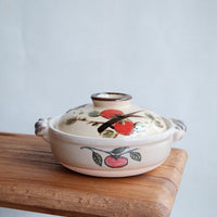 Donabe Banko Ware No.7 Persimmon Clay Pot