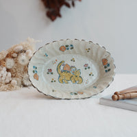 TATA Pottery Studio 田中大輝 & 田边桂- Slip Oval Bowl TP10 #1