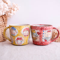 Asako Yamaguchi 山口麻子 Animal Grid Large Mug AI01