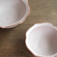 Norio Nakabayashi 中林範夫 Small Floral Shaped Bowl - Pink NN01