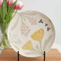 Makiko Okizawa 冲澤真纪子- 21cm Flower Plate MA08
