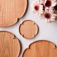Kazunori Takatsuka 高塚和則 Cherry wood Coaster KU01