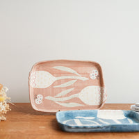 Hapun Pottery 拝志睦子 Rectangle Plate HP15