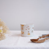 Hamasaka Naoko 浜坂尚子 Hand Painted Gold Deco Mug - HN08 #3