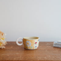 Hapun Pottery 拝志睦子 Mug with Flat Handle HP19