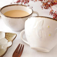 Mashiko Pottery Yoshizawa Bird and Star Sign Mug