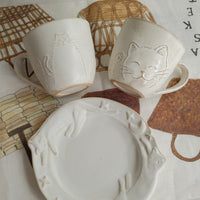 Mashiko Pottery Cat Collection