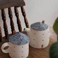 Forest Seed Pottery Ceramic Clay House Tea Pot