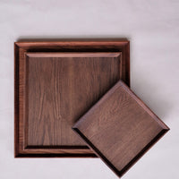 Non-Slip Surface Natural Wood Serving Tray