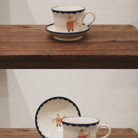 Yukiko Nagahama 長浜由起子 - Christmas Mug with Saucer YN01