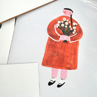 Babincho Prints Girls with Flowers 23cm