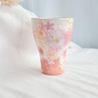 Seto Ware Flower Coke Cup