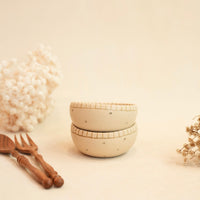 Chiho Yoshida 穗屋工房 Small Bowl - Line & Stars CY12