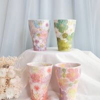 Seto Ware Flower Coke Cup