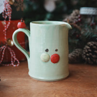 Fumiko Kondo 近藤布美子 - Green Bear Large Jug FK04