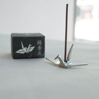 KOUSAIDO - Incense Holder Tin Crane