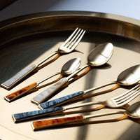 Tsubame Stainless Flatware Shiro Acrylic Colletcion-Large