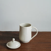 Maya Inamura 稲村真耶 White Mug with Lid MI29