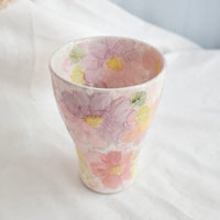 Seto Ware Flower Coke Cup