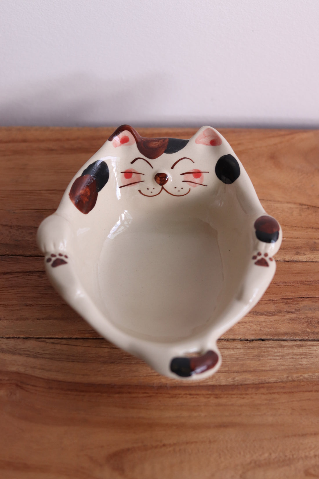 Hasami ware Friendly Cat Small Bowl
