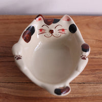 Hasami ware Friendly Cat Small Bowl