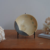 Shoko Hirano 平野照子 Cat Large Bowl SR14 #7