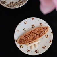 Natsumi Iino 飯野夏實 Gold Decor Small Plate - Small Flower NI002c