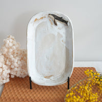 Tatsuo Horimizu 堀水達雄 Whale Oval Plate TH05