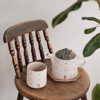 Forest Seed Pottery Ceramic Clay House Tea Pot
