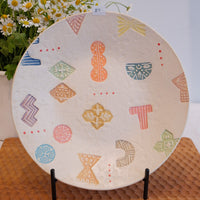 Hacorie 石丸和美 Round Plate - Stamp HC15