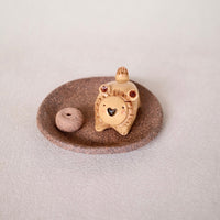 Japanese Clay Animals Incense Holder - Animal Collection