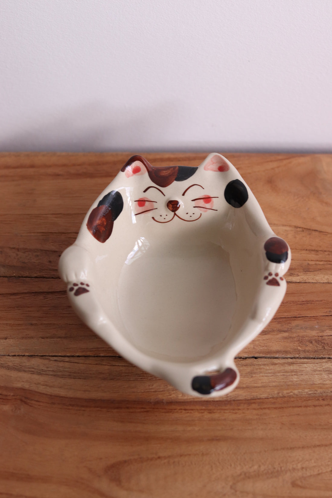 Hasami ware Friendly Cat Small Bowl