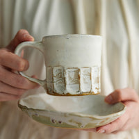 Tatsuo Horimizu 堀水達雄 White Mug TH01