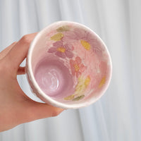 Seto Ware Flower Coke Cup