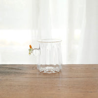 Makiko Kitagata 北形槙子 Lace Flower Handle Glass MG10