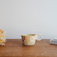 Hapun Pottery 拝志睦子 Mug with Flat Handle HP19