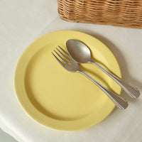 Mashiko Pottery Yoshizawa Yellow Round Plate