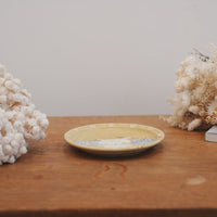 Tomoko Kubo コンガリ舍 Medium Cat Plate TK15