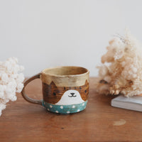 Fumiko Tsuchihashi 土橋文子 - Animal Mug FT02 #3