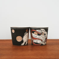 Shirogarasu Studio Mid-Autumn Festival Cup Black BY27