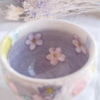 Seto Ware Flower Small Bowl