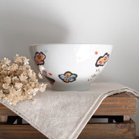 夕立窯 Fully Handmade Ramen Bowl - Mt. Fuji