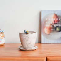 Satomi Motohashi 本橋里美 Bird and Flower Cup and Saucer SM17