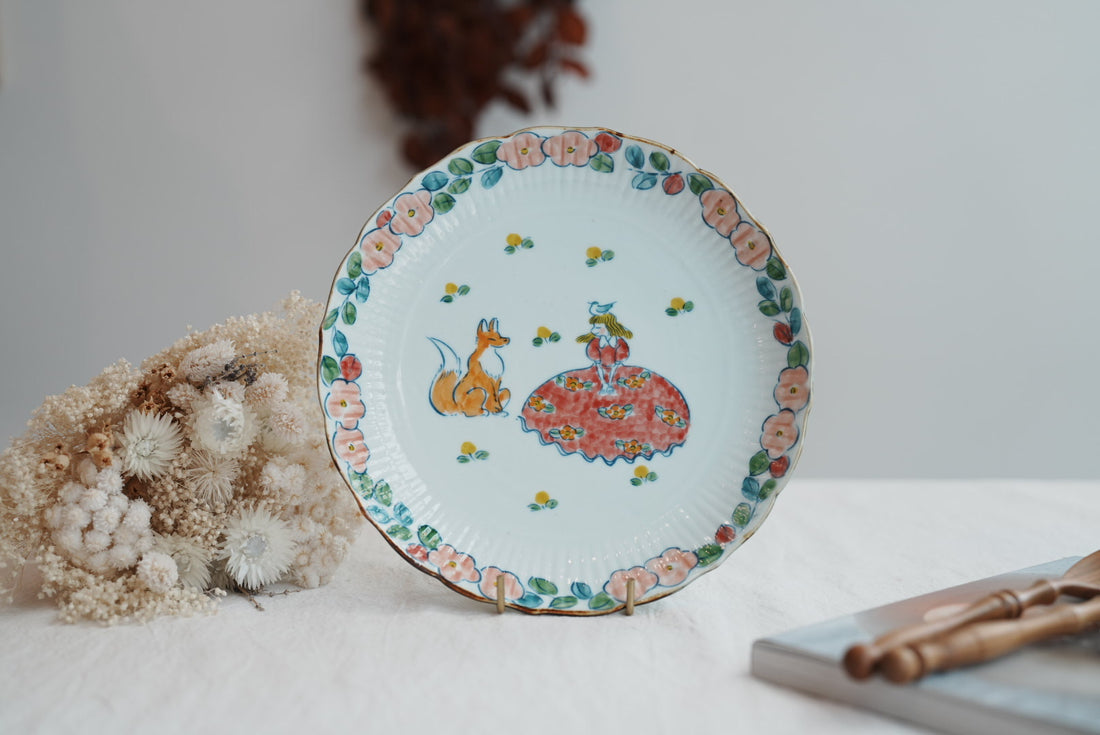 TATA Pottery Studio 田中大輝 & 田边桂- Porcelain Plate TP14