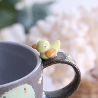 Akemi Nakamura 中村明美 Mug with Animal Deco Handle AN04