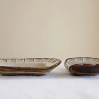 Mashiko Pottery Yoshizawa Dumpling Mini Plate