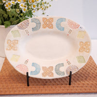 Hacorie 石丸和美 Oval Plate - Stamp HC13