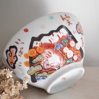 夕立窯 Fully Handmade Ramen Bowl - Mt. Fuji