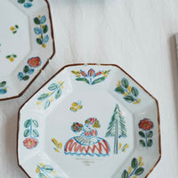 TATA Pottery Studio 田中大輝 & 田边桂- Porcelain Octagon Plate TP05 #5