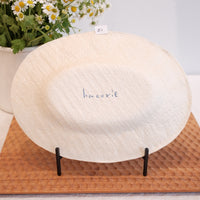 Hacorie 石丸和美 Oval Plate - Stamp HC13